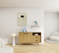 Support mural en métal robuste pour étagère mini-balançoire, idéal pour le rangement domestique, l'organisation du garage et l'installation d'étagères