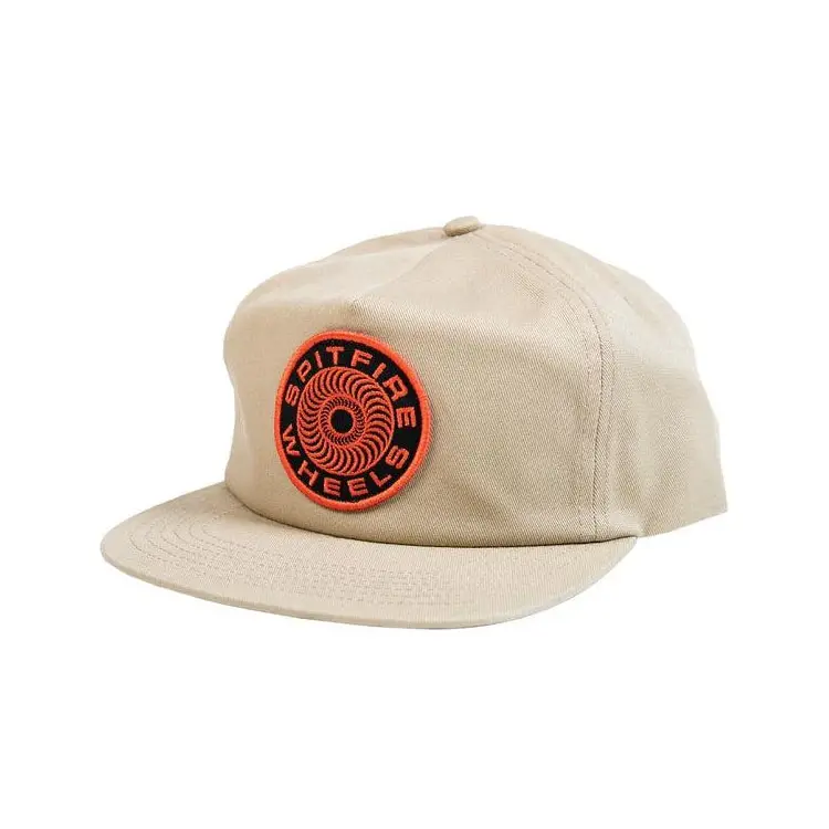 Chapéu vintage com bordado 3D personalizado em branco com gorras não estruturadas de 5 painéis snapback esportivo de cano alto