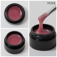 2021 année nouveau Offre Spéciale fort aucune brûlure indolore gel constructeur l'extension des ongles uv gel avec une couche de base et la couche de finition