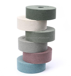 Rueda de pulido de fibra de nailon de 150mm, máquina de perfil de piedra OEM personalizable, rueda de pulido de esponja de diamante para mármol - Product Image 6