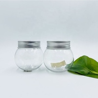 Pot en plastique transparent avec étiquette cosmétique, personnalisé, noir mat, 6 onces, 10g, 4 oz, blanc, rose, 150g, 10ml, 400 ml, 16oz
