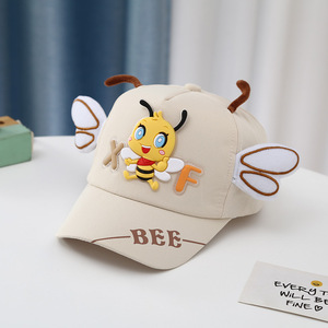 หมวกกันแดดลายการ์ตูน<span class=keywords><strong>ผึ้ง</strong></span>น้อยน่ารัก หมวกเบสบอลกันแดดและกันยูวีสำหรับเด็กผู้ชายสุดเทรนดี้ - Product Image 6