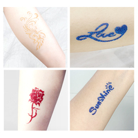 Cinq dix livret de pochoir de tatouage de motif de coeur de Tiebeauty d'OEM pour l'art corporel durable temporaire 1-7 jours usine chinoise directe de GMPC