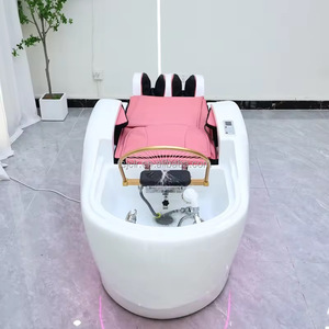 Jincheng Luxury High-<strong>quality</strong> Shampoo Bed Adjustable Massage Spa <strong>Furniture</strong> Beauty Salon Bed with Heater Steamer <strong>Water</strong> Cycle - Product Image 5