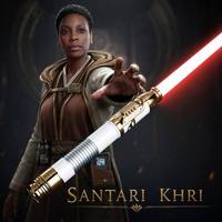 Pedang Laser Nexussabers Santari Khri RGB FOC, Pedang Laser Logam untuk Duel Berat, Pedang Laser dengan Lampu, Mainan Cosplay, Alat Olahraga
