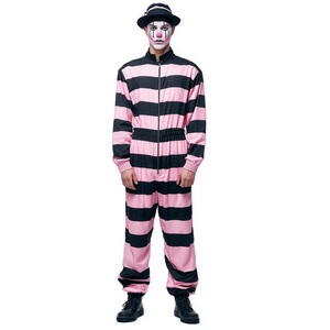 Disfraz de Payaso Espeluznante de Halloween para Hombre, Conjunto Completo con Diadema, Máscara y Cinturón, Material de Poliéster para Adultos, Carnaval, Cosplay - Product Image 2