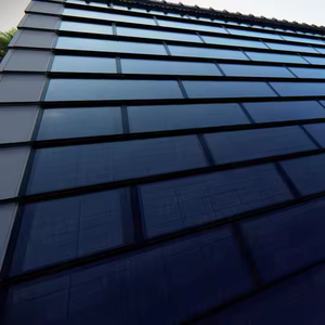 Tejas solares modernas de alta potencia del fabricante de China, tejas BIPV PV para techos inclinados, Material de PVC para hoteles - Product Image 2