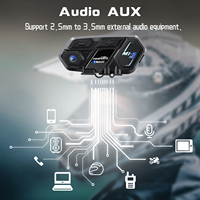 Casque Bluetooth Fodsports M1-S PRO pour 10 motards, interphone duplex 2000m, accessoires pour moto