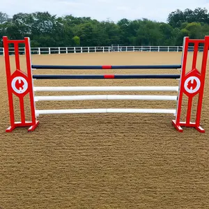 Portable horse jumping obstacles for training and competition use