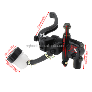 Cilindro del motociclo Superiore Frizione Freno Sinistra CNC Serbatoio Pompa Idraulica Leva Dritto Pompa di Spinta - Product Image 3