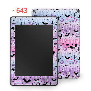 Protection d'écran complète pour tablette Kindle Oasis Touch 2022, motif chauve-souris violet, en PET - Product Image 1
