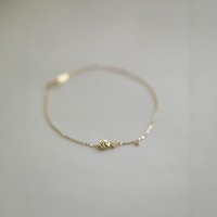 Bracelet populaire du Petit Prince, plaqué or 14 carats, fin et scintillant, en forme de cœur, très fin pour femmes