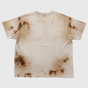 เสื้อยืดคัสตอม 300 แกรม ลายกราฟิกพิมพ์แบบซันเบลช ทรงบ็อกซี่ สไตล์สตรีทแวร์ สำหรับผู้ชาย ผ้าฝ้าย 100% ตกแต่งด้วยคริสตัล - Product Image 2
