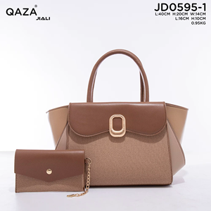 Sac à main pour femme en PU imperméable, de qualité magnifique, nouveau style, bandoulière, petit modèle 2-en-1, mode décontractée, luxe, avec détails métalliques - Product Image 5