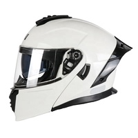 Casque de moto respirant quatre saisons avec grandes ailes arrière, protections de tête pour la course urbaine homme et femme