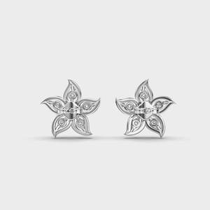 Diamond <b>Stud</b> <b>Earrings</b> 925 Sterling <b>Silver</b> Elegant Fine Jewelry for Women Daily Wear Wedding Anniversary Party Gift - Product Image 6
