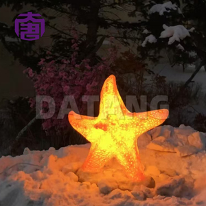 ไฟสวนรูปปลาดาว LED 5W ไฟเรซินไฟเบอร์กลาสไฟเบอร์ให้คะแนน IP65แหล่งจ่ายไฟ DC สำหรับตกแต่งงานแต่งงานฮาโลวีน - Product Image 3