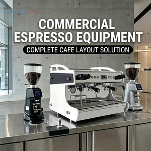 เครื่องชงกาแฟเอสเพรสโซ 3750W เครื่องชงกาแฟเชิงพาณิชย์ WH-11.2H เครื่องชงกาแฟอุตสาหกรรมสำหรับอุปกรณ์ครัวเชิงพาณิชย์ - Product Image 1