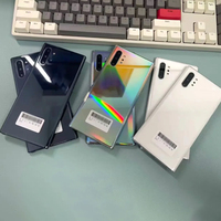 Téléphone portable d'occasion débloqué 98% neuf, version américaine pour Am Sung Note 10 Plus 256 Go 1SIM, smartphone Android