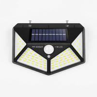 Lampu Dinding Tenaga Surya Aluminium Langsung dari Pabrik dengan Sensor Gerak PIR 94 LED Pintar, Lampu Keamanan Villa, Teras, dan Taman dengan Fitur Dusk-to-Dawn