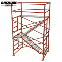 Échafaudage en aluminium à cadre plateforme H/Door, peint, automatique, fiable et durable, pour la construction