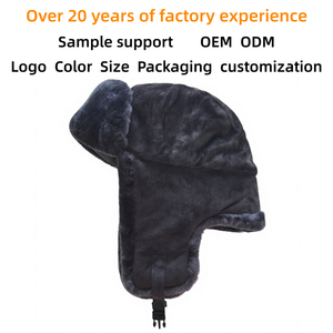 Sombrero Ruso Soviético de Piel de Oveja, <span class=keywords><strong>Ushanka</strong></span>, para Hombre, para Clima Frío de Invierno, Venta al Por Mayor Directo de Fábrica - Product Image 3