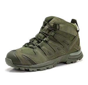 TSB07 Heavy Duty <b>Hiking</b> Camping Mountrain Climbing CP Camouflage Tactical Long <b>Boots</b> - Product Image 1