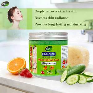 Exfoliante Corporal de Sal <span class=keywords><strong>Morato</strong></span> de 500 ml, Doble Dosis, Vitamina C de Zanahoria, Acción Rápida, Aclara los Nudillos, Antiacné, Súper Blanqueador, Sal de Baño - Product Image 6