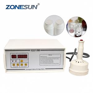 เครื่องซีลฝาขวดแก้ว พลาสติก PET แบบต่อเนื่อง รุ่น ZONESUN GLF-500 220V ใช้ระบบเหนี่ยวนำแม่เหล็กไฟฟ้า สำหรับปิดผนึกด้วยฟอยล์อะลูมิเนียม - Product Image 1