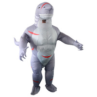 Nouveau modèle Halloween gonflable requin Costume drôle Anime Animal Costume pour les Festivals pour Noël publicité gonflables