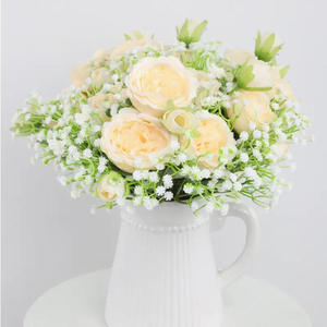 Bouquet di Fiori Artificiali di Gypsophila Bianca YM Wholesale, Piccolo Cespuglio di Finta Gypsophila per Decorazioni da Tavolo per Matrimoni - Product Image 5