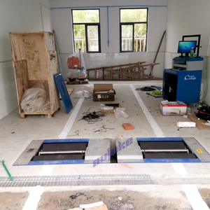 Linha de Teste Automática 3 em 1 para Veículos com Placa Dupla, Testador de Carga de Eixo (Roda), Testador de Freio, Testador de Lados, Tipo Rolante 3000kg - Product Image 2