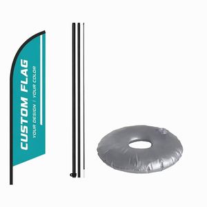Banderas de Playa Personalizadas con Impresión por Sublimación, Banderas Publicitarias para Exteriores, Banderas de Poliéster Tipo Lágrima - Product Image 1