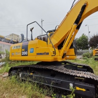 Excavator Bekas PC200 20 Ton dengan Mesin Motor, Gearbox, Pompa & PLC