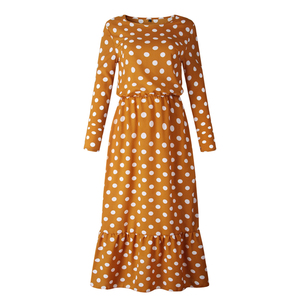 Women Bohemian Long Dress Hot sale Autumn Winter Fashion Printing Female Good Quality Elegant Dress - Product Image 3
