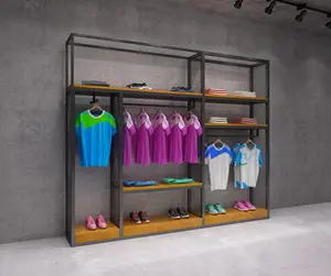 One-Stop Service Aanpassen Sportwinkel Schoenendisplaystandaard Sneaker Planken Kleding Winkel Display Rack