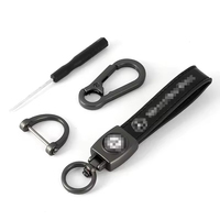 Porte-clés en cuir en gros avec logo personnalisé, porte-clés en métal pour marque de voiture, pendentif en cuir PU de haute qualité, porte-clés de voiture