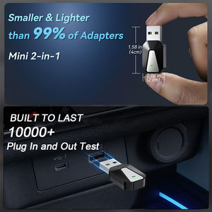 Mini adaptador de juego de coche sin cable Carplay inalámbrico pequeño Usb Dongle sin <span class=keywords><strong>Internet</strong></span> Wifi 5,8 GHz iPhone X253 W205 para VW Jetta Mk6 Hilux - Product Image 4