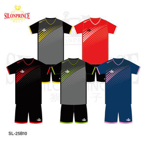 סיטונאי מחיר סביר כדורגל רגיל ללבוש גברים כדורגל גברים כחול חולצת כדורגל לבן מבוגרים - Product Image 4