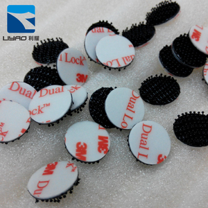 atacado de alta qualidade colorido dupla face personalizado <span class=keywords><strong>3</strong></span> 3m dual lock fastener em fita adesiva/gancho e laço cap - Product Image 4