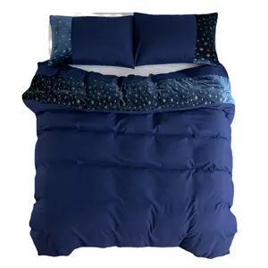 ゴールドスタンピングギルディングベルベットパッチ寝具ベルベット羽毛布団カバー枕カバー3 PCS寝具セット
