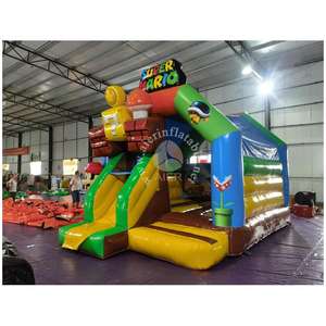 Équipement de <span class=keywords><strong>location</strong></span> pour fêtes, fabrication sur mesure, vente en gros d'usine, château gonflable commercial avec toboggan pour fêtes d'enfants - Product Image 6