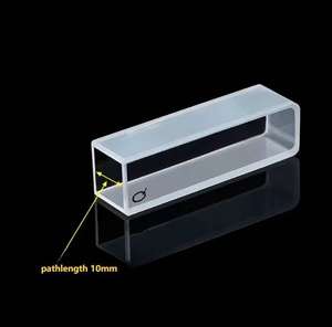 Fabricante Personalizado UV Quartz Cell Espectrofotômetro De Quartzo De Vidro Óptico Cuvette Célula De Vidro <span class=keywords><strong>Lovibond</strong></span> Cuvette - Product Image 4