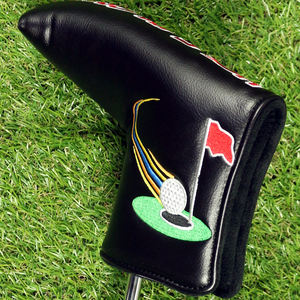 Copritesta per Putter in Pelle PU Personalizzato OEM ODM con Design 'Hole In One', Accessorio Regalo per Prestazioni Professionali nel Golf - Product Image 6