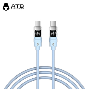 Nuevo Cable de Datos Tipo-C de Silicona Colorido, Anti-Doblez, Carga Rápida para <span class=keywords><strong>iPhone</strong></span> 17/16/15/14/13/12/<span class=keywords><strong>11</strong></span>, Uso con Computadora e Impresora - Product Image 1