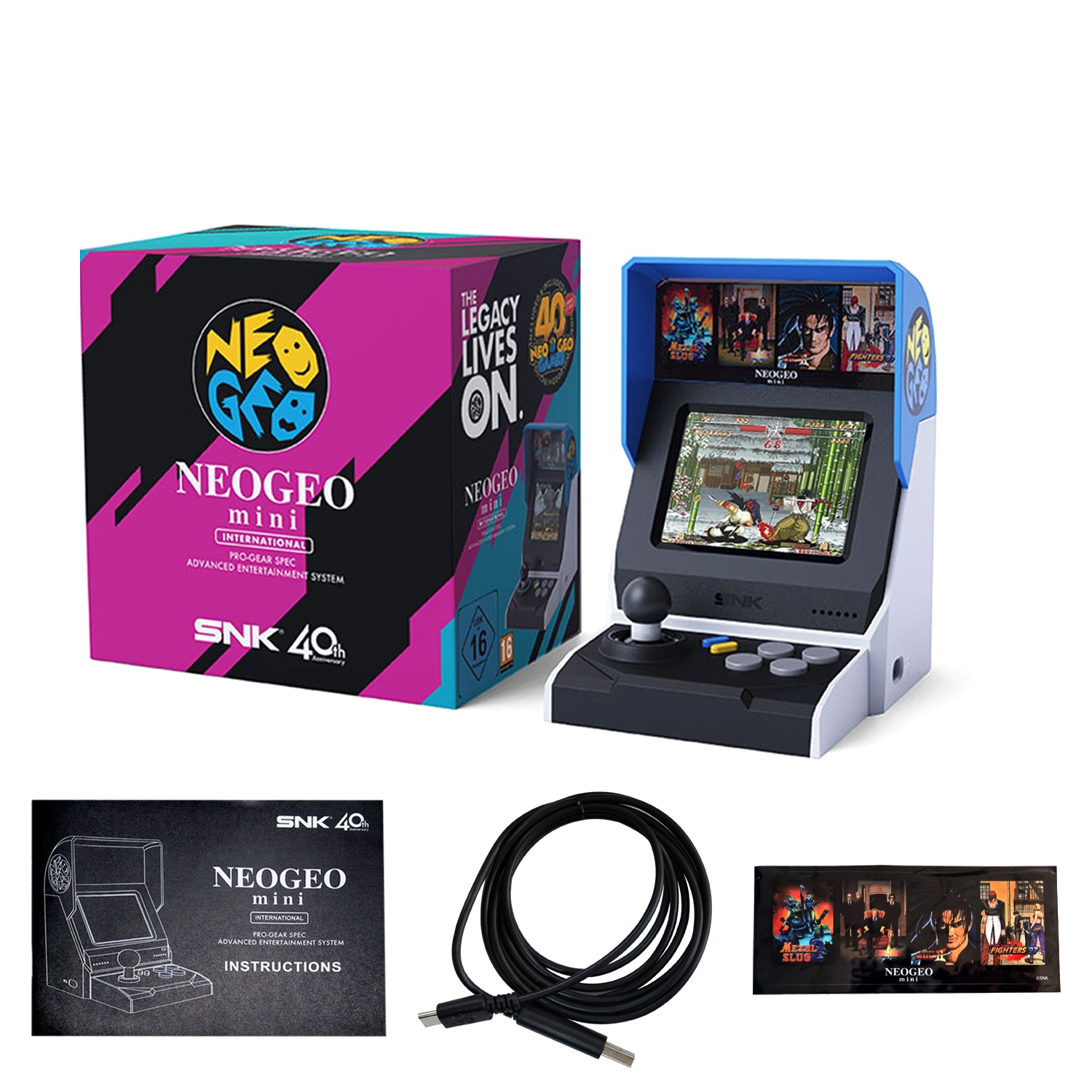 SNK - SNKネオジオミニ SNKブランド40周年を記念したゲーム機「NEOGEO mini」を発表