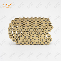 Chaîne de moto SFR 520VO, chaîne de transmission à anneaux en O haute résistance pour KTM Duke 390, Kawasaki Ninja 400, Honda CB500X, fournisseur OEM