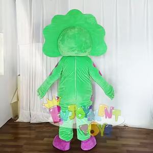 Gran Venta de disfraz de Mascota de <span class=keywords><strong>dinosaurio</strong></span> verde personalizado tamaño adulto <span class=keywords><strong>Barney</strong></span> Friend mascota fiesta evento conjunto - Product Image 3