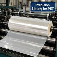 Rouleau de film PET transparent avec languette de déroulement, haute clarté, application facile, sans poussière, protection isolante, personnalisable OEM