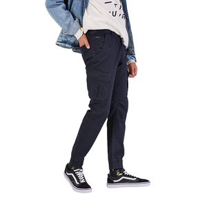 Sabin-pantalones Cargo de algodón lavados para hombre, Sarga de alta calidad, varios colores, con bolsillos, a la moda, para correr, novedad de otoño - Product Image 3